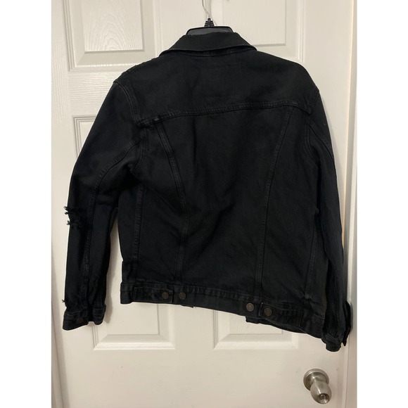 Womens distressed Levi’s jacket size small - Picture 6 of 7